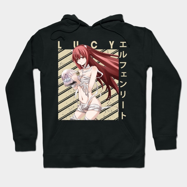 Elfen Lied Unbound Captivating Panels And Pages Hoodie by Super Face